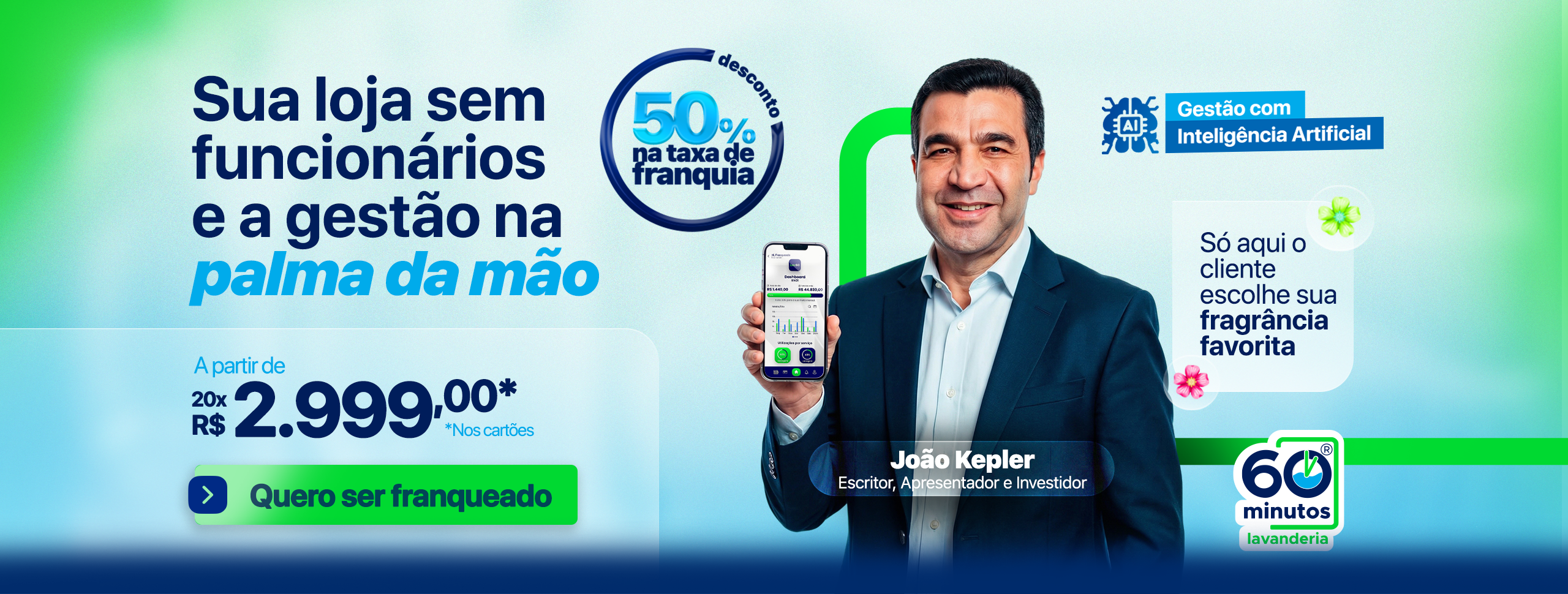 Banner Desktop: Quer abrir uma franquia de lavanderia com retorno rápido?